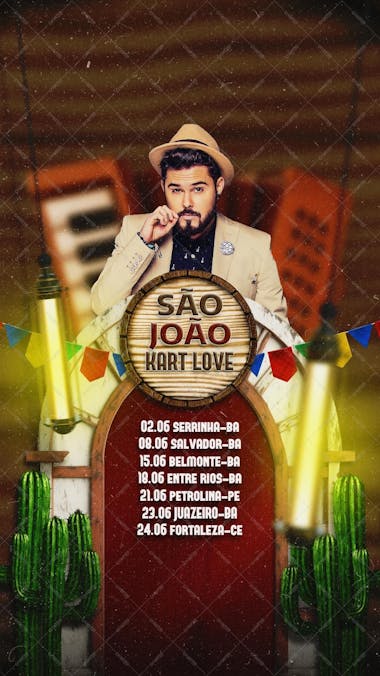 São joão kart love agenda