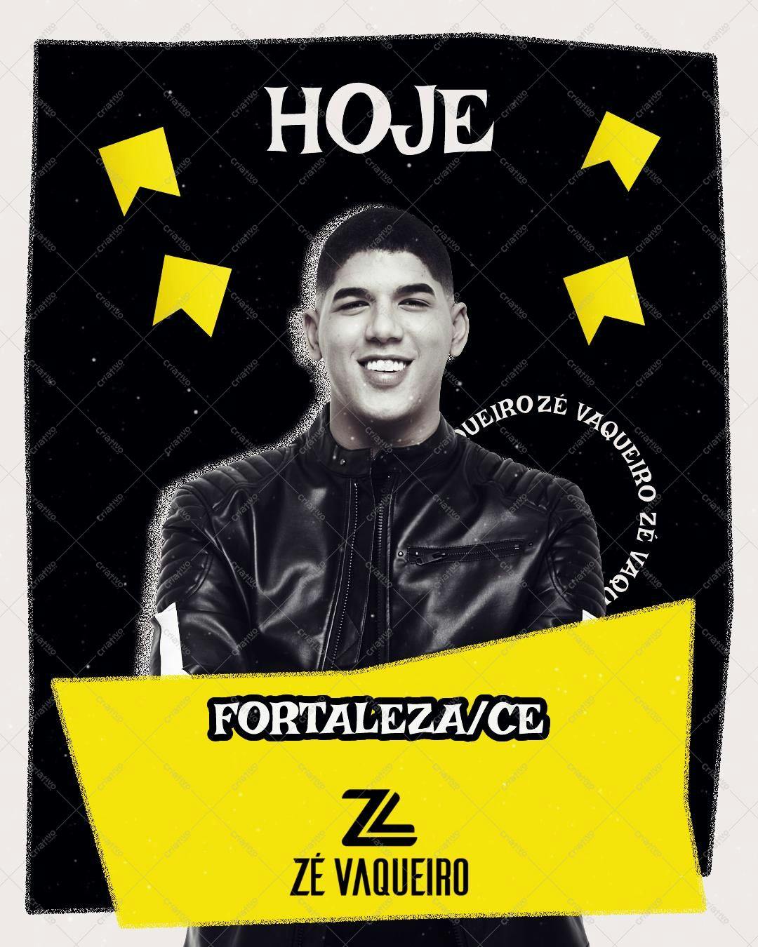 Flyer para Show Zé Vaqueiro PSD Editável
