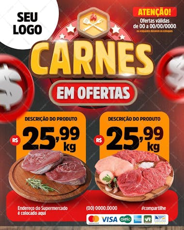 Encarte carnes em ofertas 01 1080x 1350px