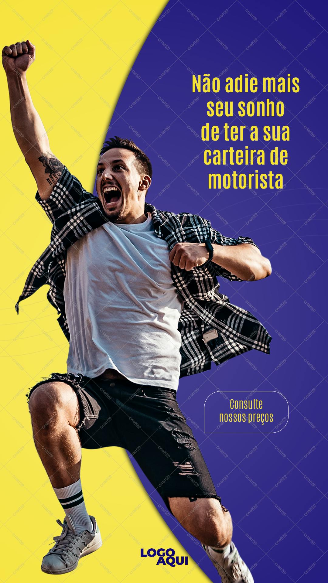 PSD para Carteira de Motorista PSD Editável