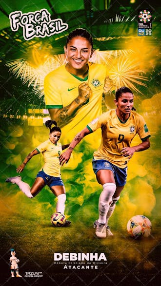 Seleção brasileira feminina debinha