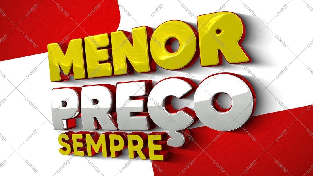 Banner para Promoção Menor Preço Sempre PSD Editável