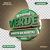 Semana verde 3 direto da horta