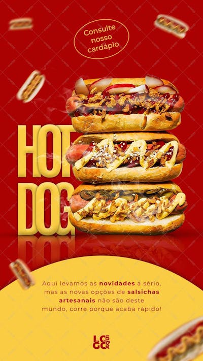 Arte Para Hot Dog , arte editável, imagens inclusas, lanche, cachorro quente