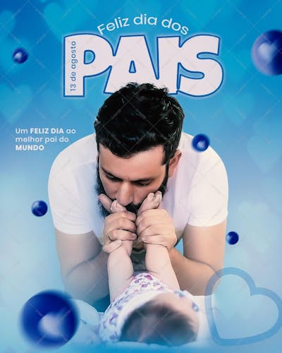 Dia Dos Pais , arte editável, imagens inclusas