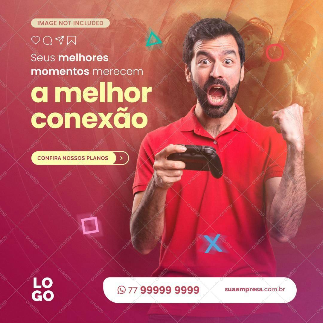 Banner para Propaganda de Internet PSD Editável