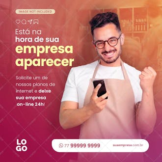 Está na hora de sua empresa aparecer