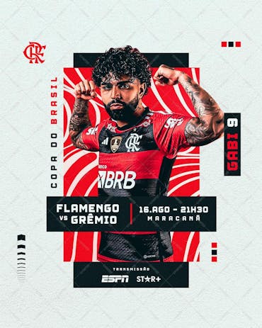 Social Media Libertadores Final Jogo Flamengo e Palmeiras PSD