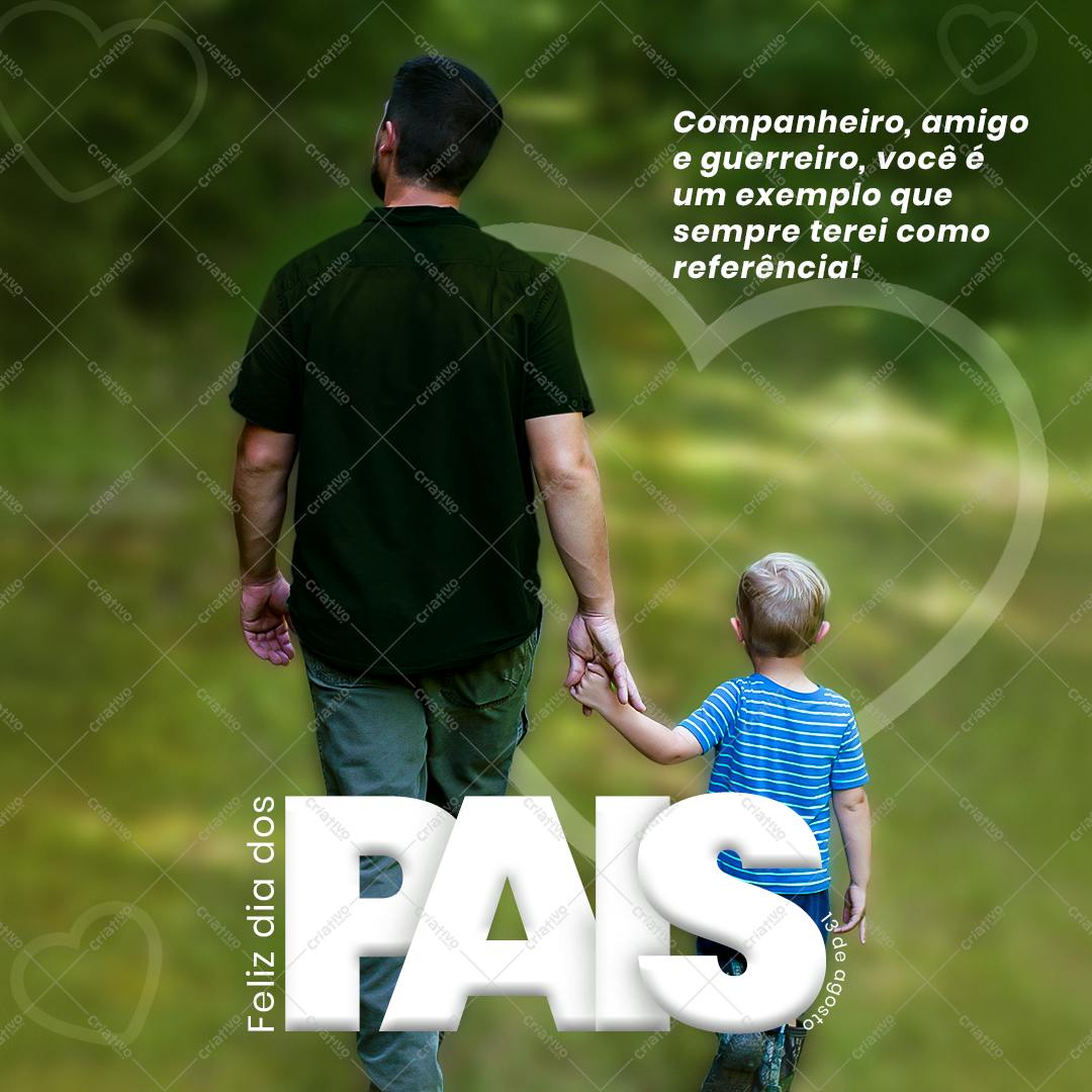 Post para o Dia dos Pais PSD Editável