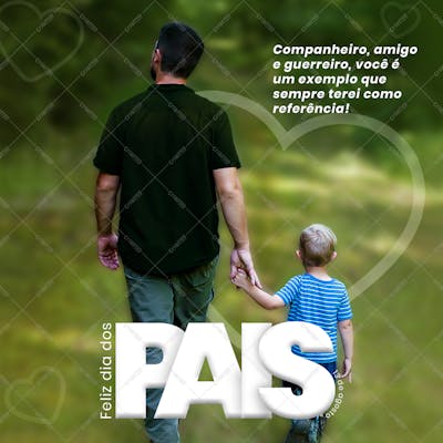 Dia Dos Pais , arte editável, imagens inclusas