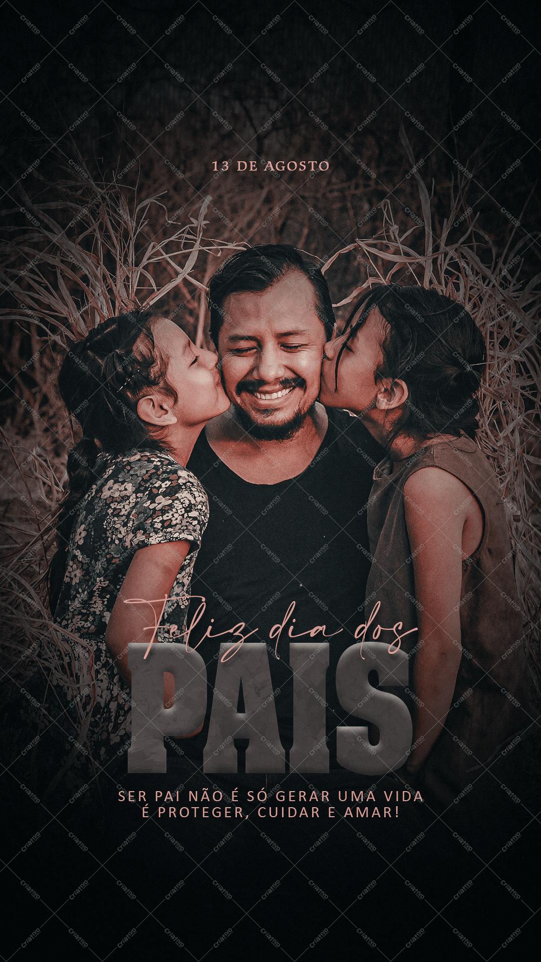 Post para o Dia dos Pais PSD Editável