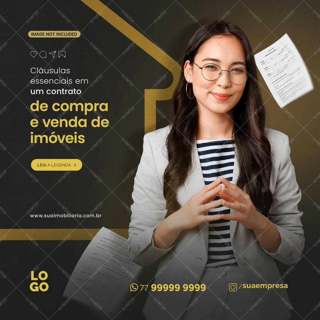 Banner para Imobiliária PSD Editável