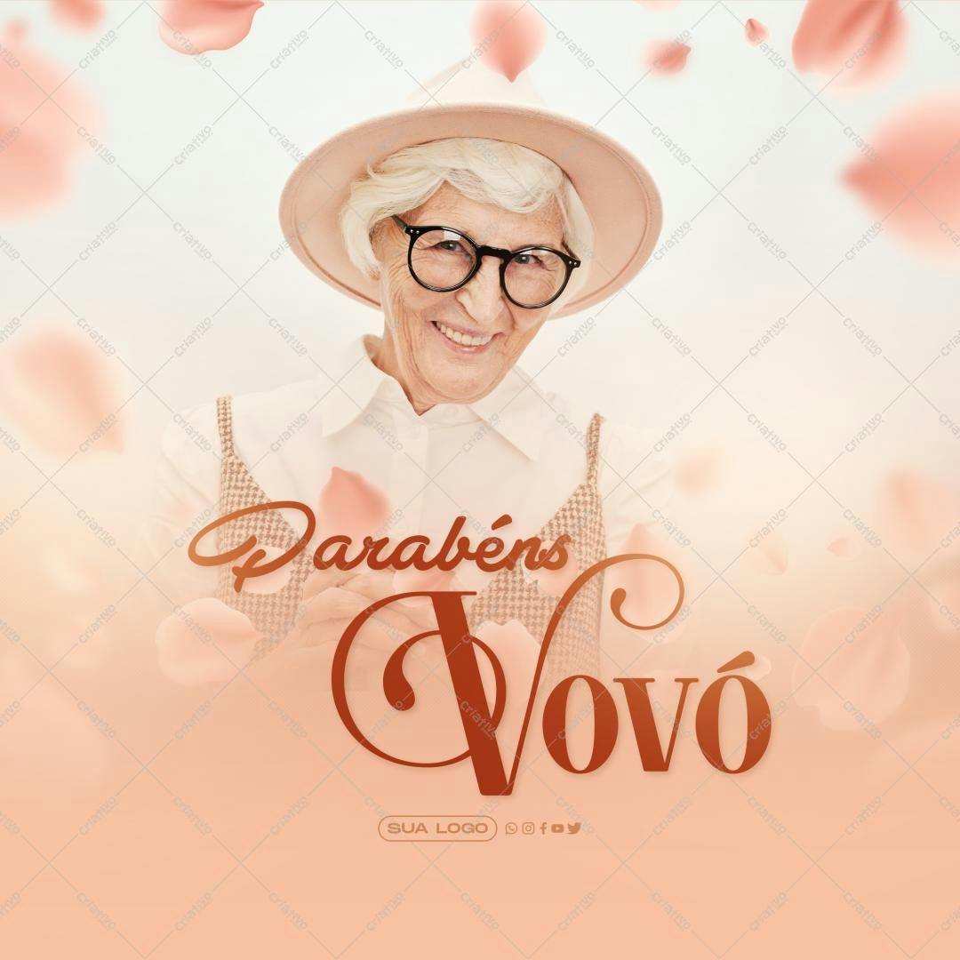 Postagem para Dia dos Avós PSD Editável