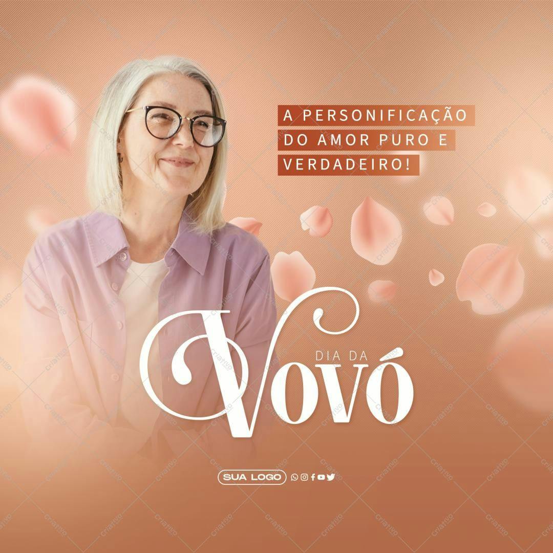 Banner para Dia das Avós PSD Editável