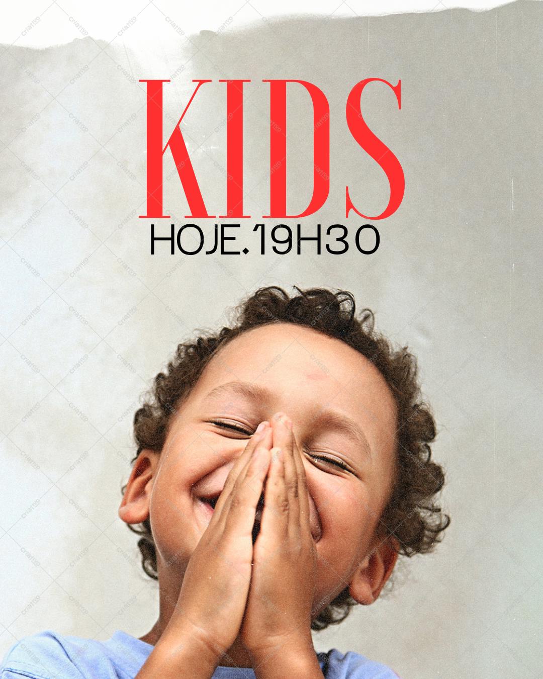 Convite Kids Festa Infantil com Foto Editável no Canva