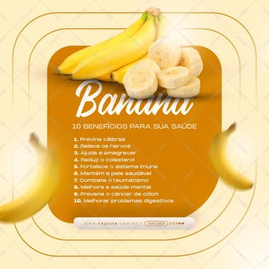 Post 10 benefícios da banana