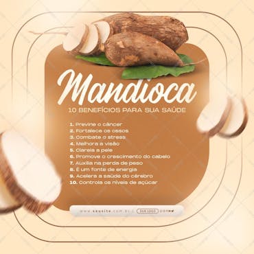 Post - 10 Benefícios Da Mandioca