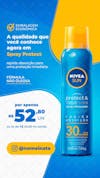 Stories protetor solar spray protect nivea fórmula não oleosa