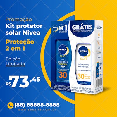 Post Protetor Solar 2 Em 1 Nivea