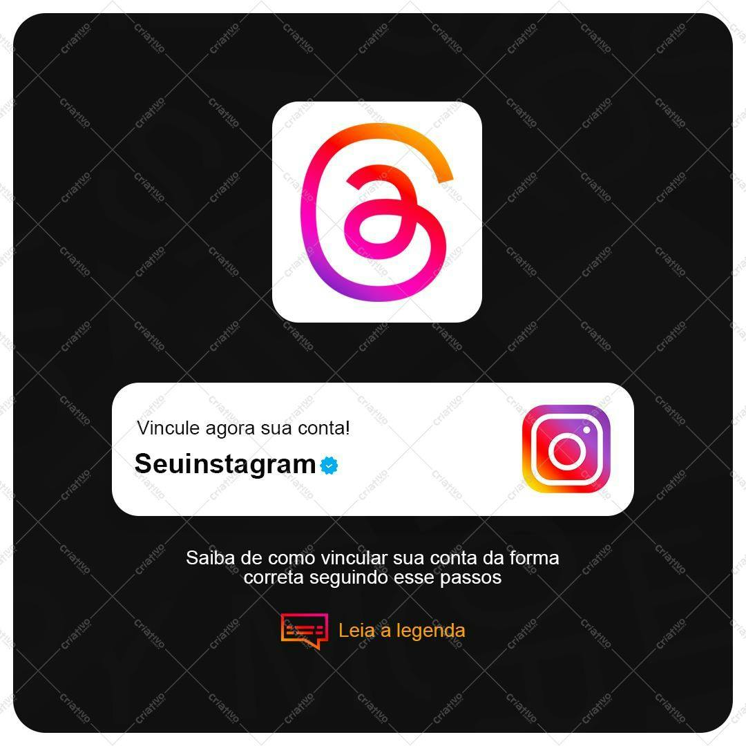 Post para Instagram PSD Editável