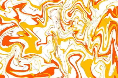 Textura Liquida Amarelo E Laranja Alta Resolução Composição Png