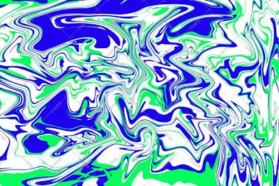 Textura Liquida Azul E Verde Alta Resolução Composição Png