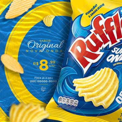 Supermercado Ruffles Nova Onda Psd Editável