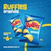 Social media supermercados batatas ruffles psd editável