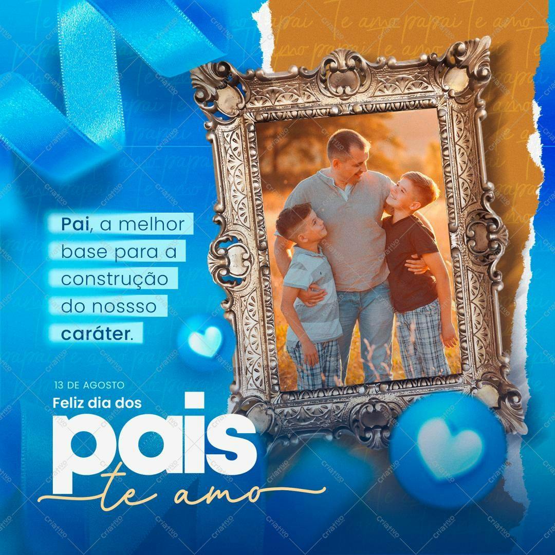 Template Dia dos Pais PSD Editável