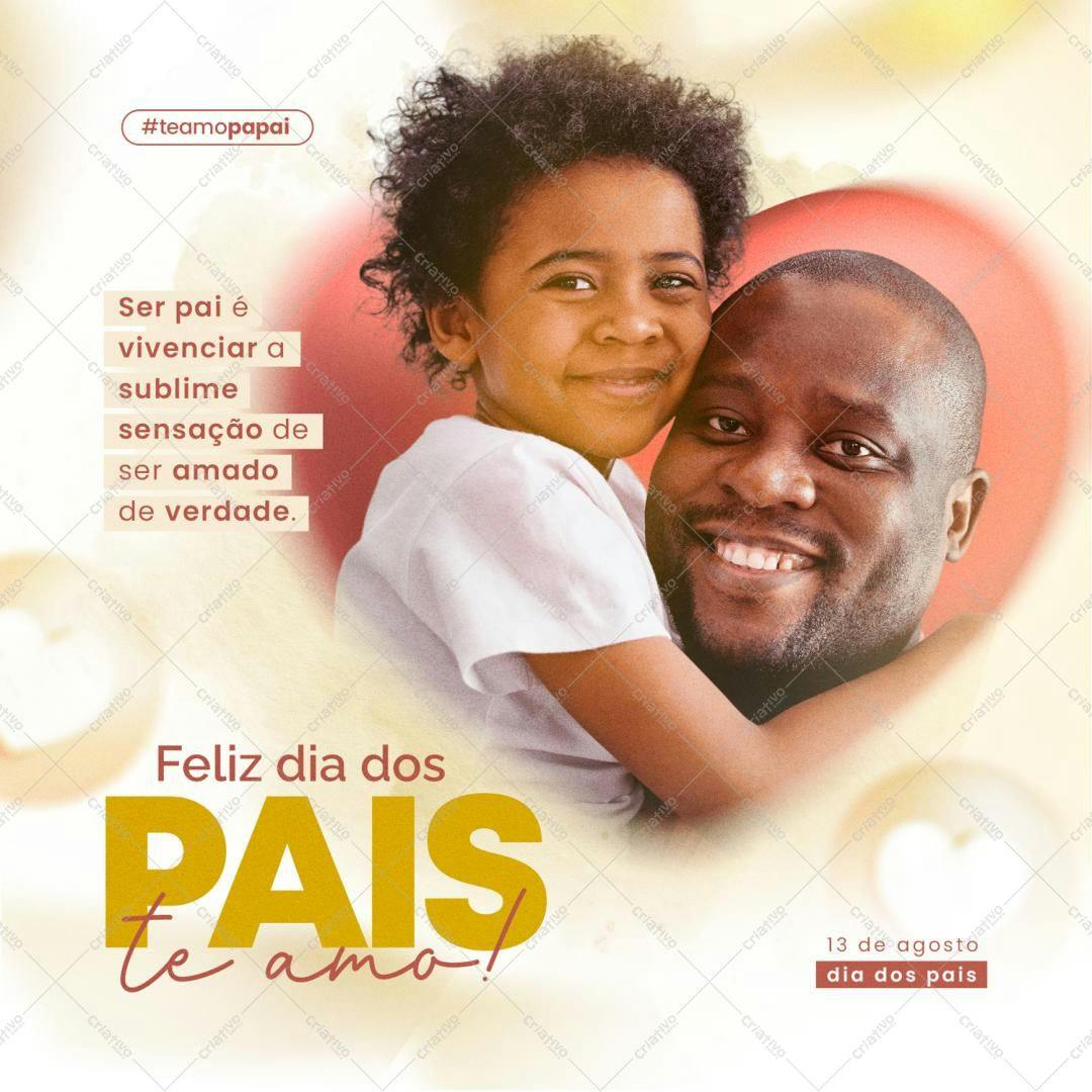 Post para o Dia dos Pais PSD Editável