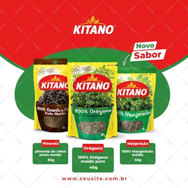 Temperos kitano supermercados promoção