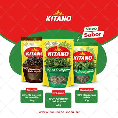 Temperos Kitano Supermercados Promoção