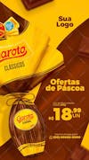 Ofertas de páscoa sabor clássico supermercado