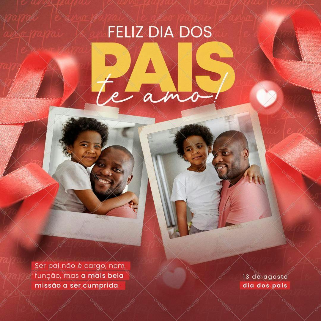 Post para Dia dos Pais PSD Editável