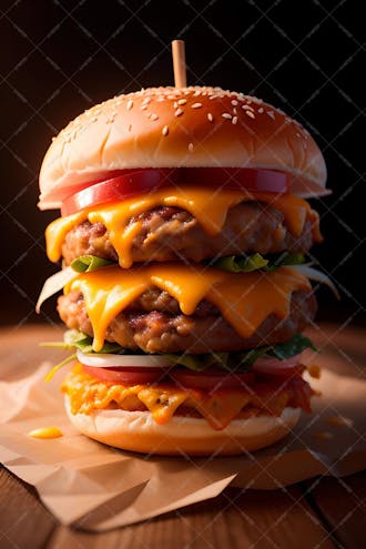 Burger alta definição fast food