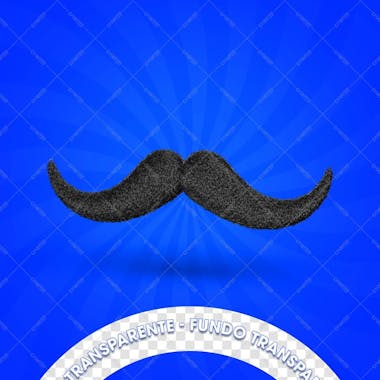 Conceito para dia dos pais em 3d bigode