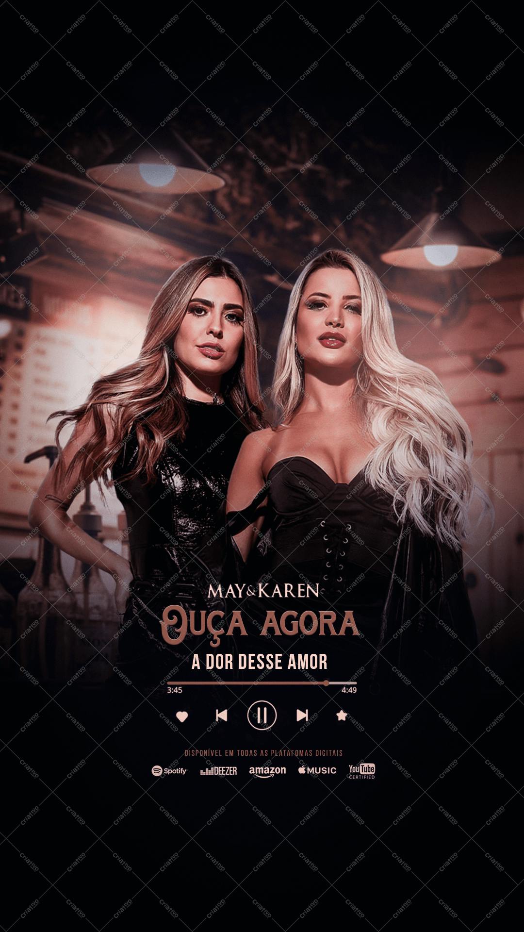 Arte Promocional para Música Sertaneja PSD Editável