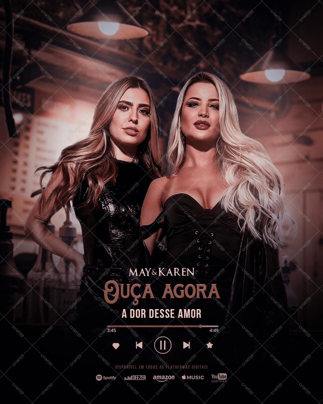 Capa para Música Sertaneja PSD Editável