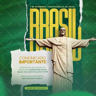 Independência do brasil 7 de setembro