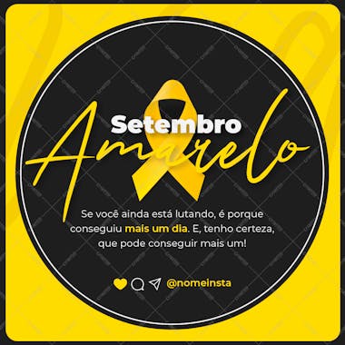 Frase setembro amarelo