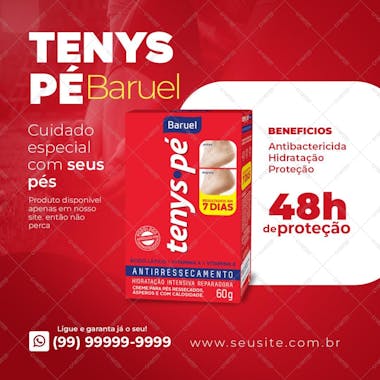 Farmácias tenys pé baruel