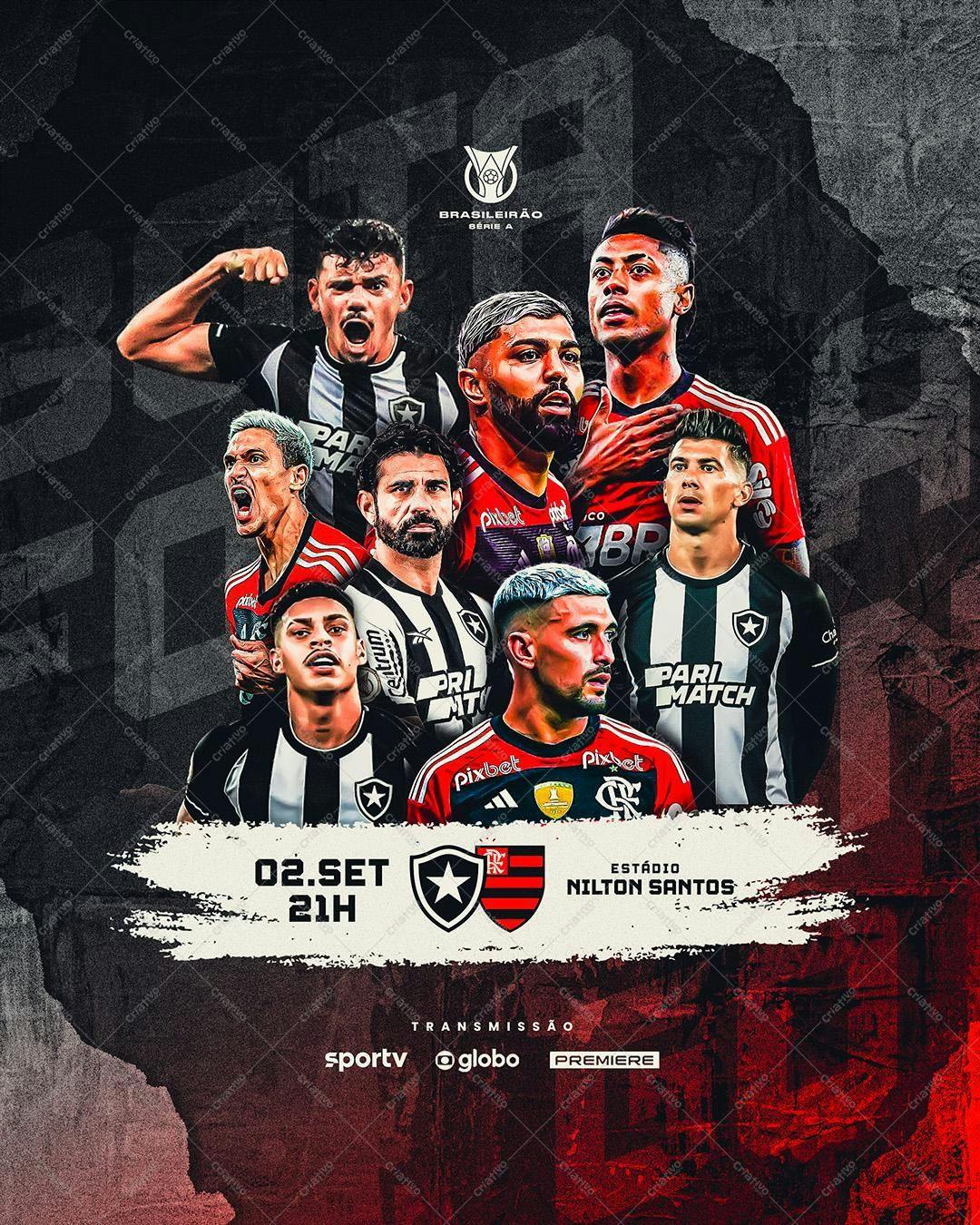 Poster Campeonato Brasileiro PSD Editável