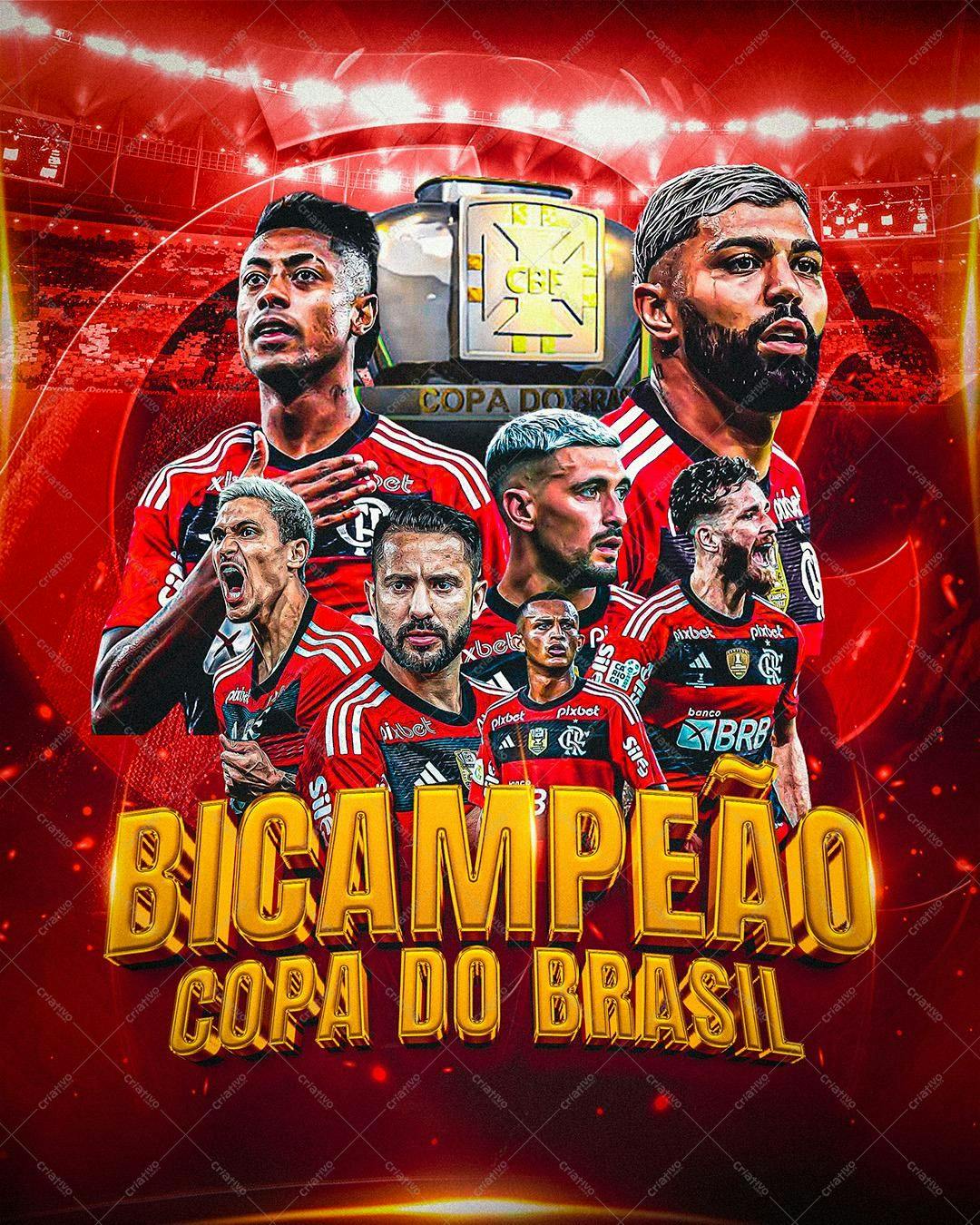 Flyer Copa do Brasil Bicampeão PSD Editável
