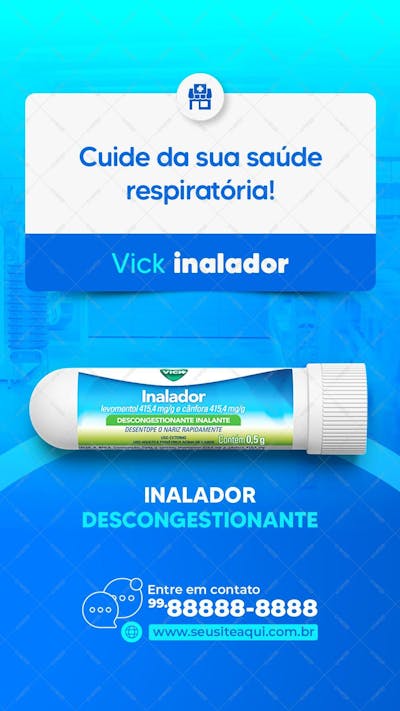 Vick Inalador Descongestionante