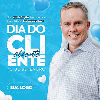 Dia do cliente 15 de setembro feed mercado