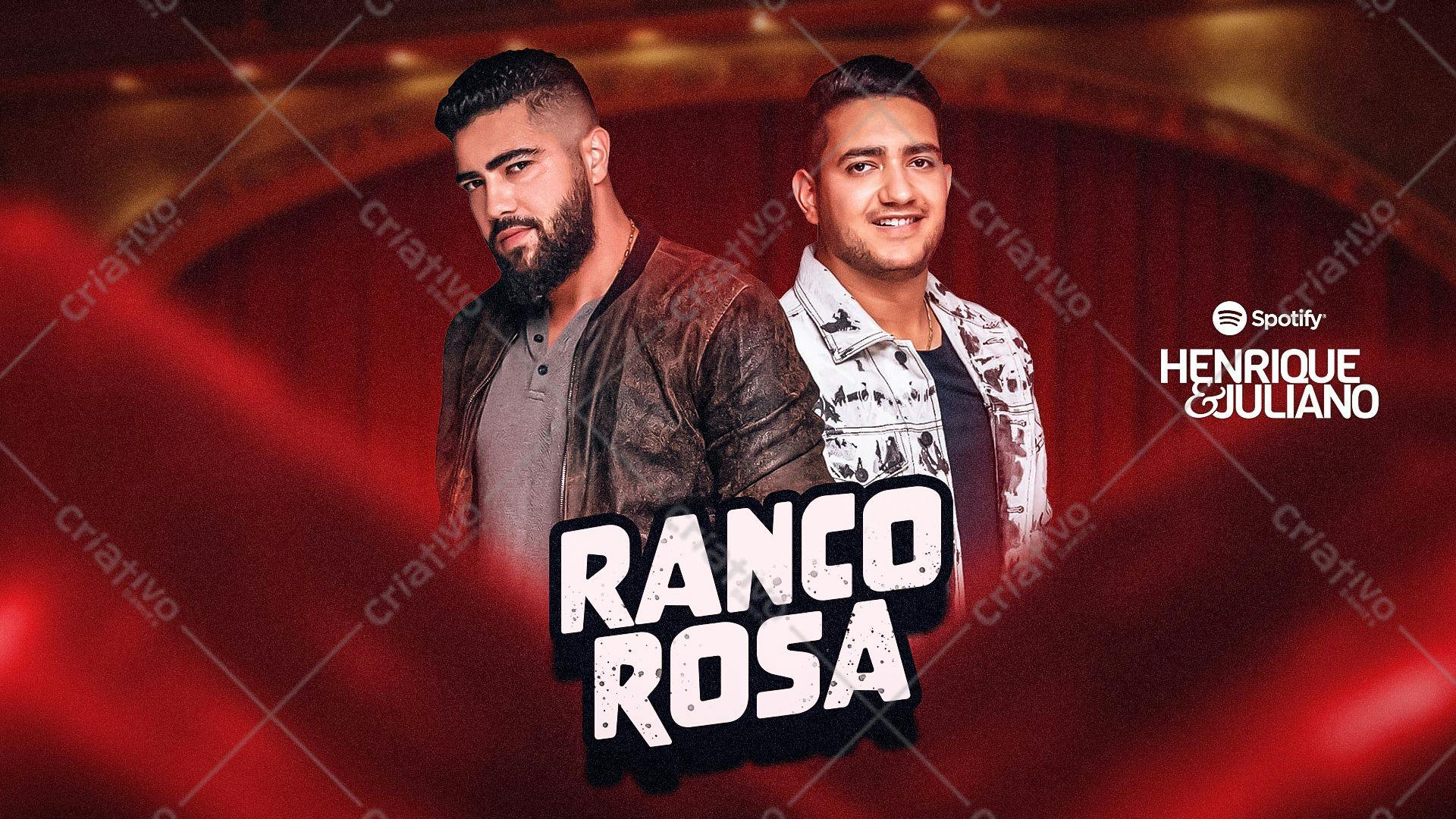Arte para Divulgação Musical Henrique e Juliano PSD Editável