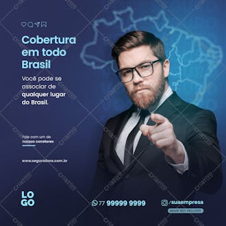 Cobertura em todo brasil