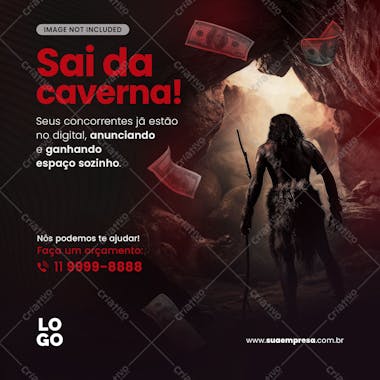 Tráfego pago saia da caverna