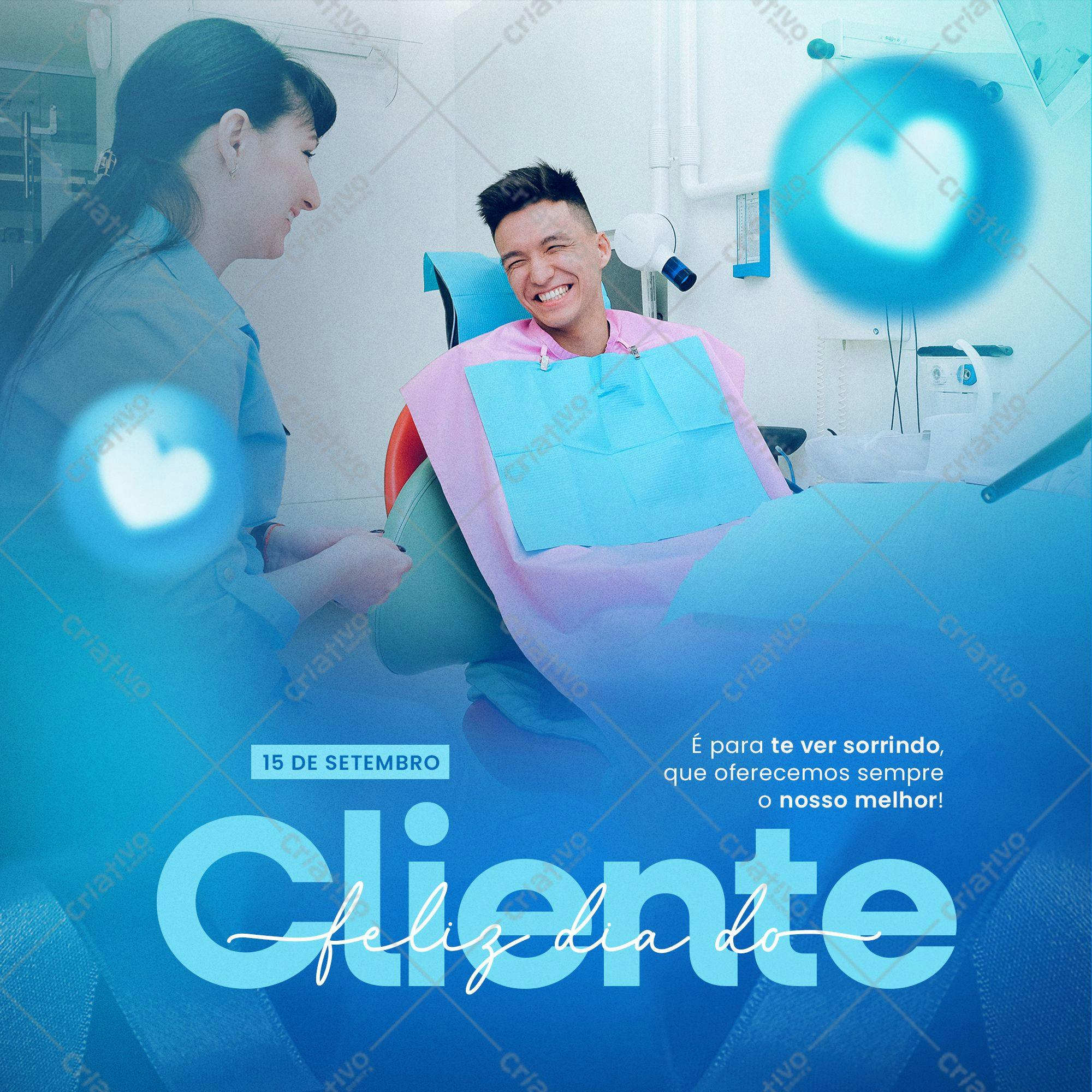 Post para Dia do Cliente PSD Editável