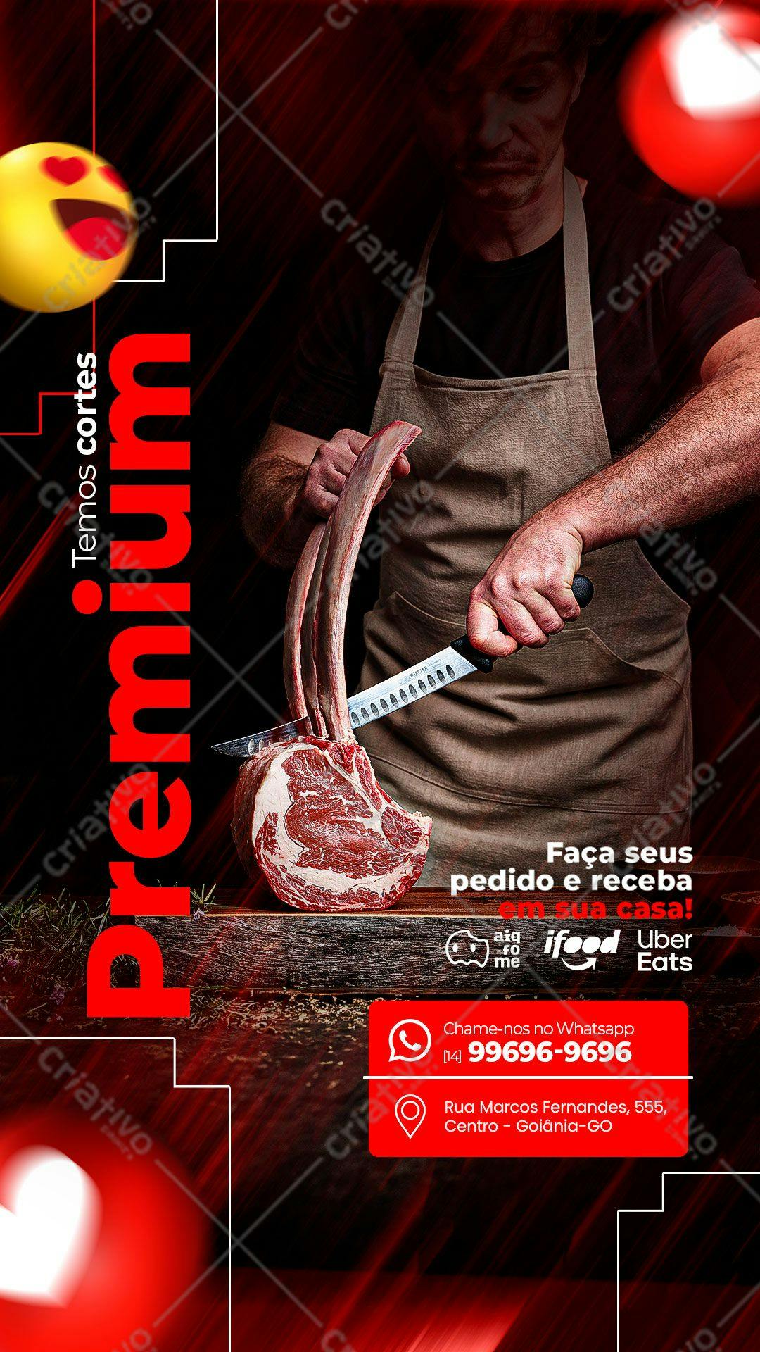 Cardápio Churrascaria Premium PSD Editável